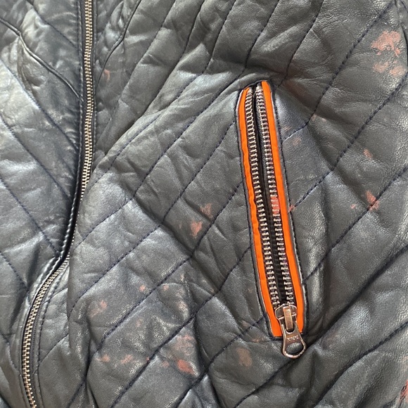 (A54) Samantha Sipos Reversible Puffer Jacket Hooded Chevron Zip Up, Size Small - Picture 11 of 12